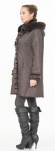 Load image into Gallery viewer, REX RABBIT COAT, HOODED REVERSIBLE - Two Tone
