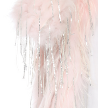 Load image into Gallery viewer, FOX JACKET - PINK - TWO TONE - SILVER TASSEL ACCENTS
