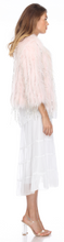 Load image into Gallery viewer, FOX JACKET - PINK - TWO TONE - SILVER TASSEL ACCENTS
