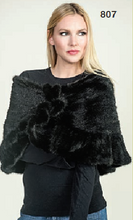 Load image into Gallery viewer, KNITTED MINK CAPE
