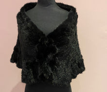 Load image into Gallery viewer, KNITTED MINK CAPE
