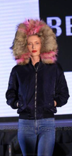 Load image into Gallery viewer, MINK LINED JACKET WITH REMOVABLE FOX TRIMMED HOOD
