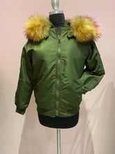 Load image into Gallery viewer, MINK LINED JACKET WITH REMOVABLE FOX TRIMMED HOOD
