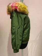 Load image into Gallery viewer, MINK LINED JACKET WITH REMOVABLE FOX TRIMMED HOOD
