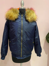 Load image into Gallery viewer, MINK LINED JACKET WITH REMOVABLE FOX TRIMMED HOOD
